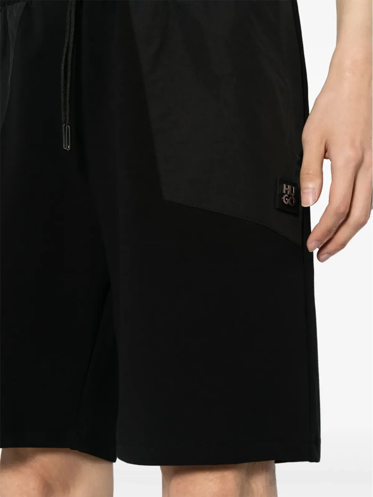HUGO Dolter drawstring shorts - Black - 画像5