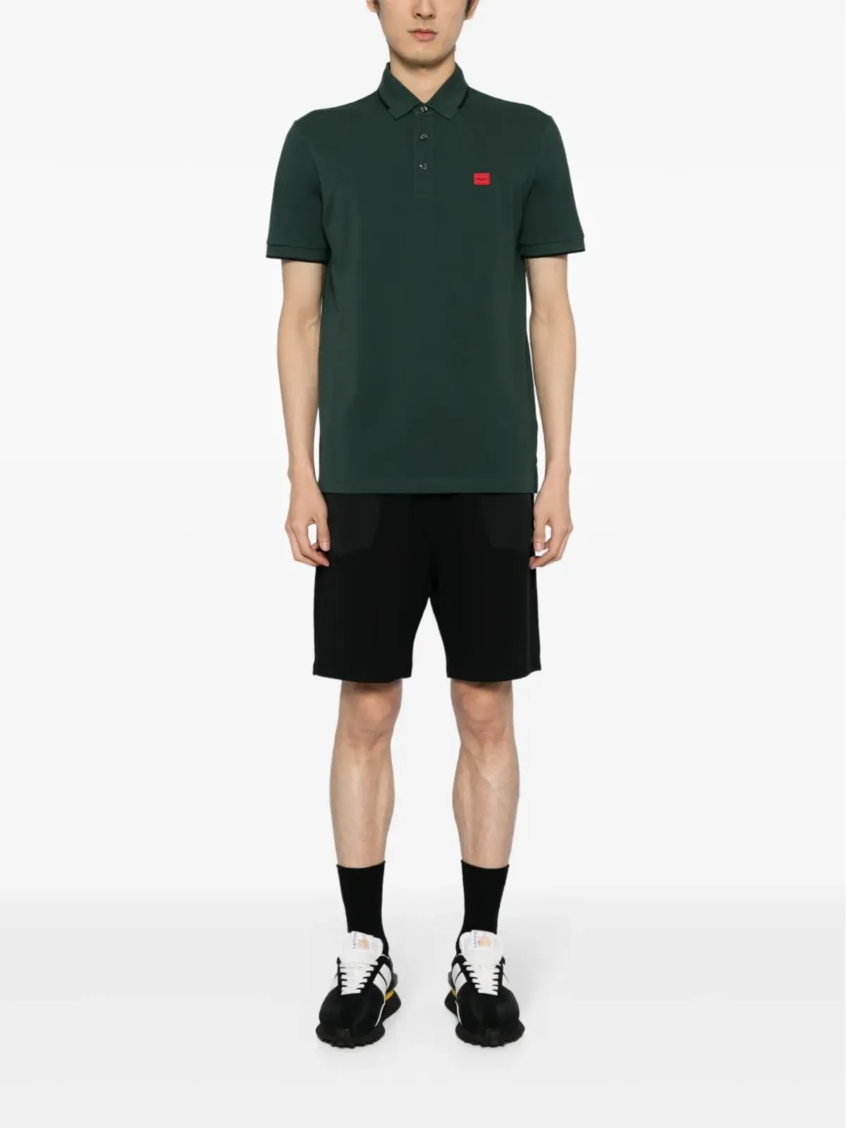 HUGO Dolter drawstring shorts - Black - 画像2