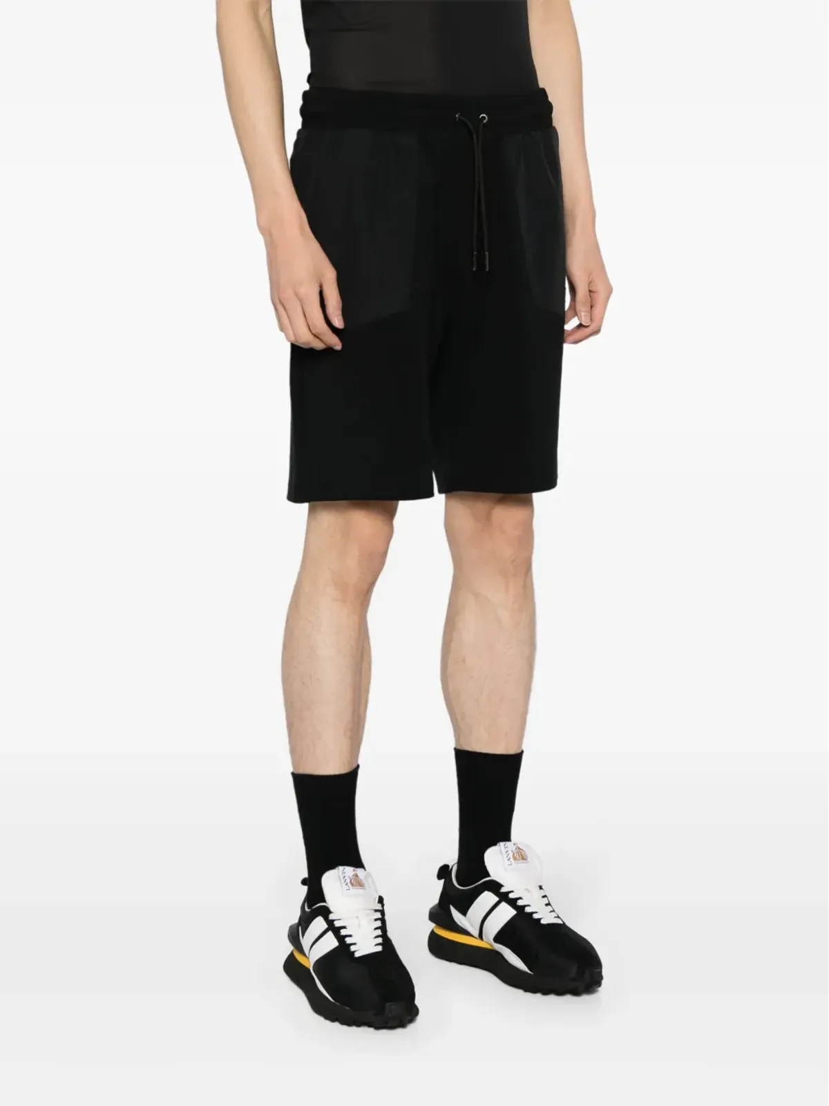 HUGO Dolter drawstring shorts - Black - 画像3
