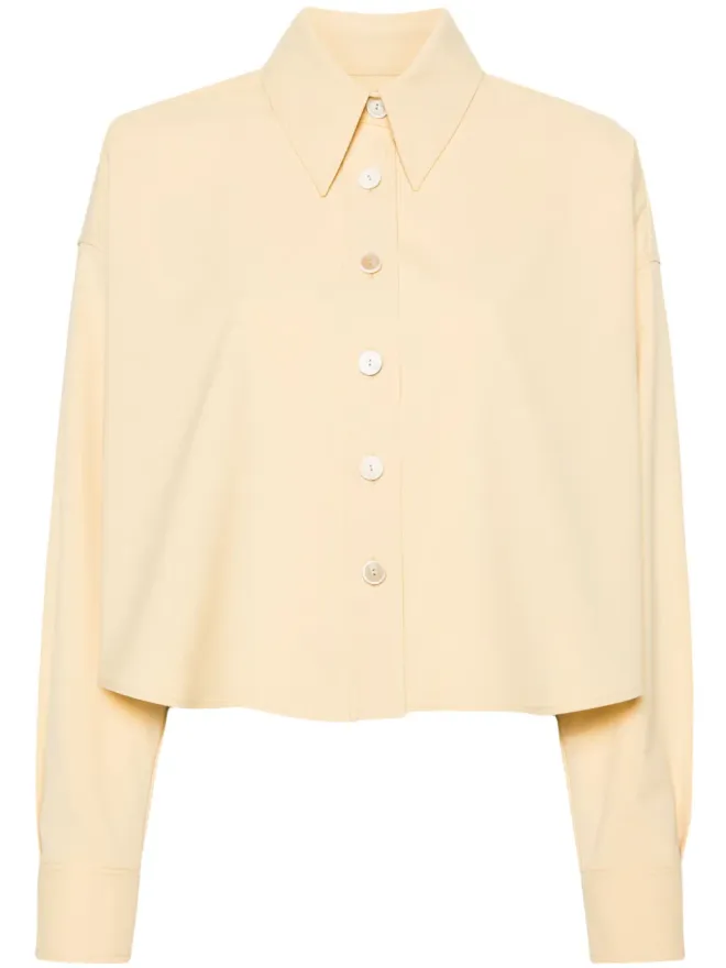 Fabiana Filippi Fabiana Filippi ボタン付きクロップドシャツの商品画像