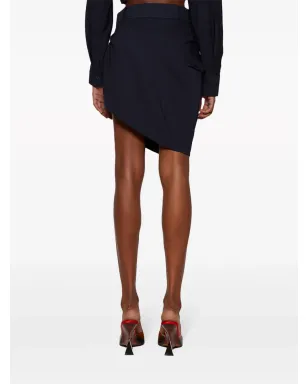 Jacquemus ラ・ミニ ジュペ サウダデ ドレープスカート - ブルー - サムネイル5