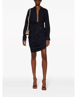 Jacquemus ラ・ミニ ジュペ サウダデ ドレープスカート - ブルー - サムネイル2