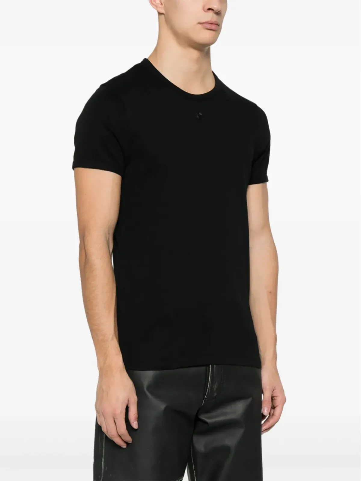 Courrèges ロゴアップリケ Tシャツ - 画像3