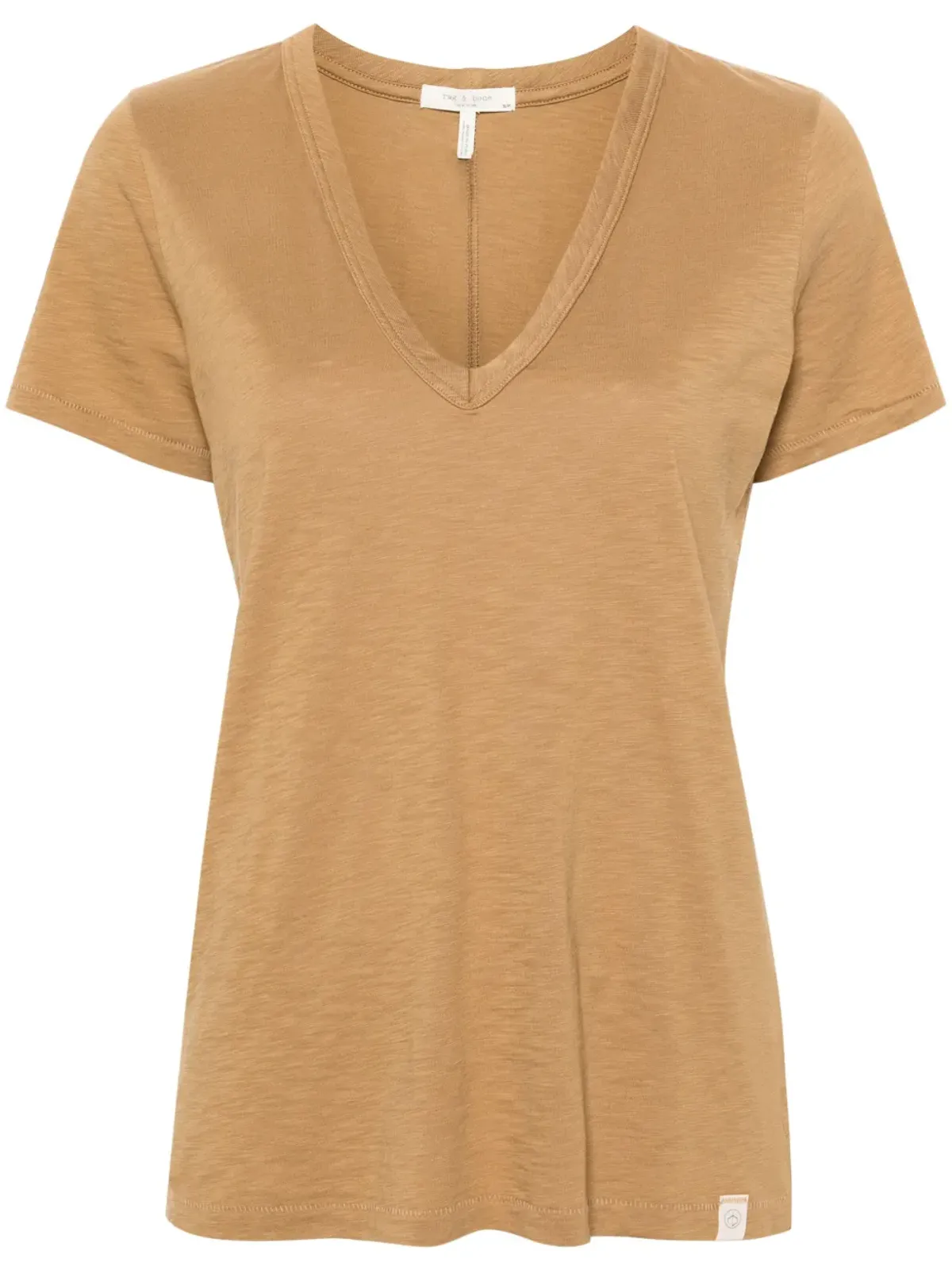 rag & bone スラブVネックTシャツ - 画像1