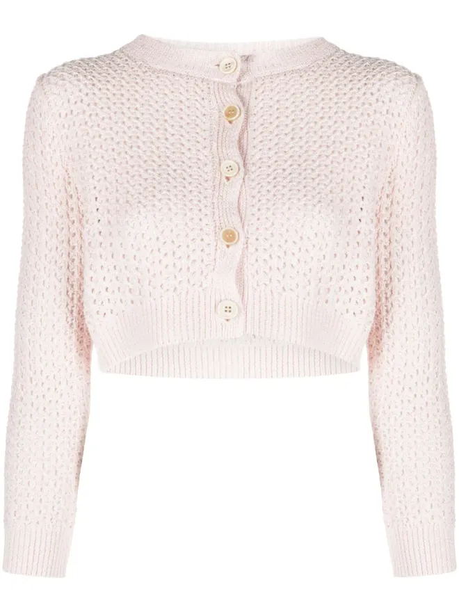 Fabiana Filippi Fabiana Filippi スパンコール付きオープンニット カーディガンの商品画像