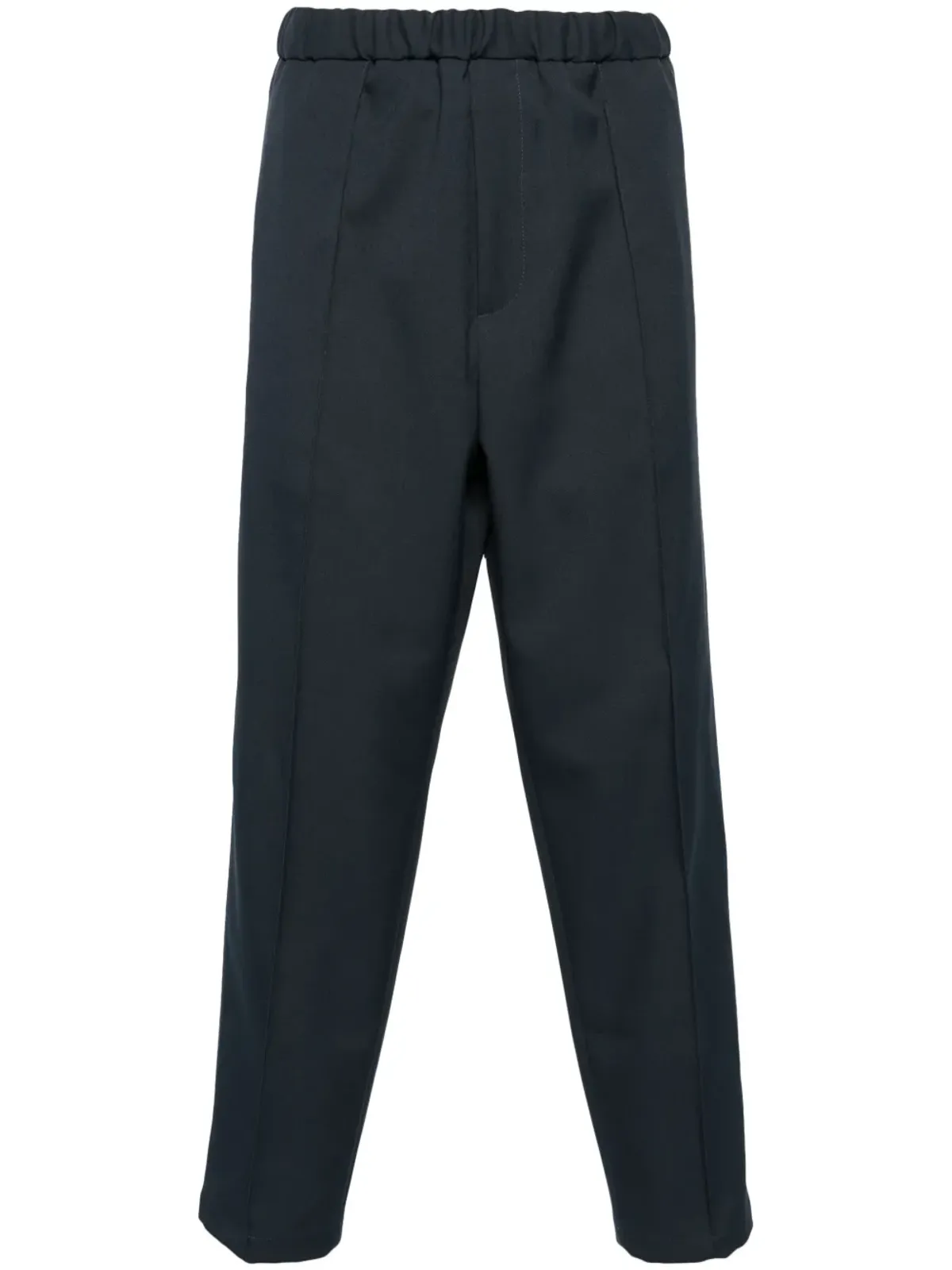 Jil Sander ゴム入りウエストのテーパードパンツ ブルー - 画像1