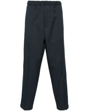 Jil Sander ゴム入りウエストのテーパードパンツ ブルー - サムネイル1