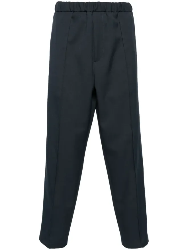 Jil Sander Jil Sander ゴム入りウエストのテーパードパンツ ブルーの商品画像