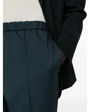Jil Sander ゴム入りウエストのテーパードパンツ ブルー - サムネイル5