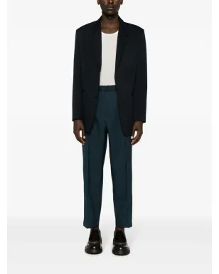 Jil Sander ゴム入りウエストのテーパードパンツ ブルー - サムネイル2