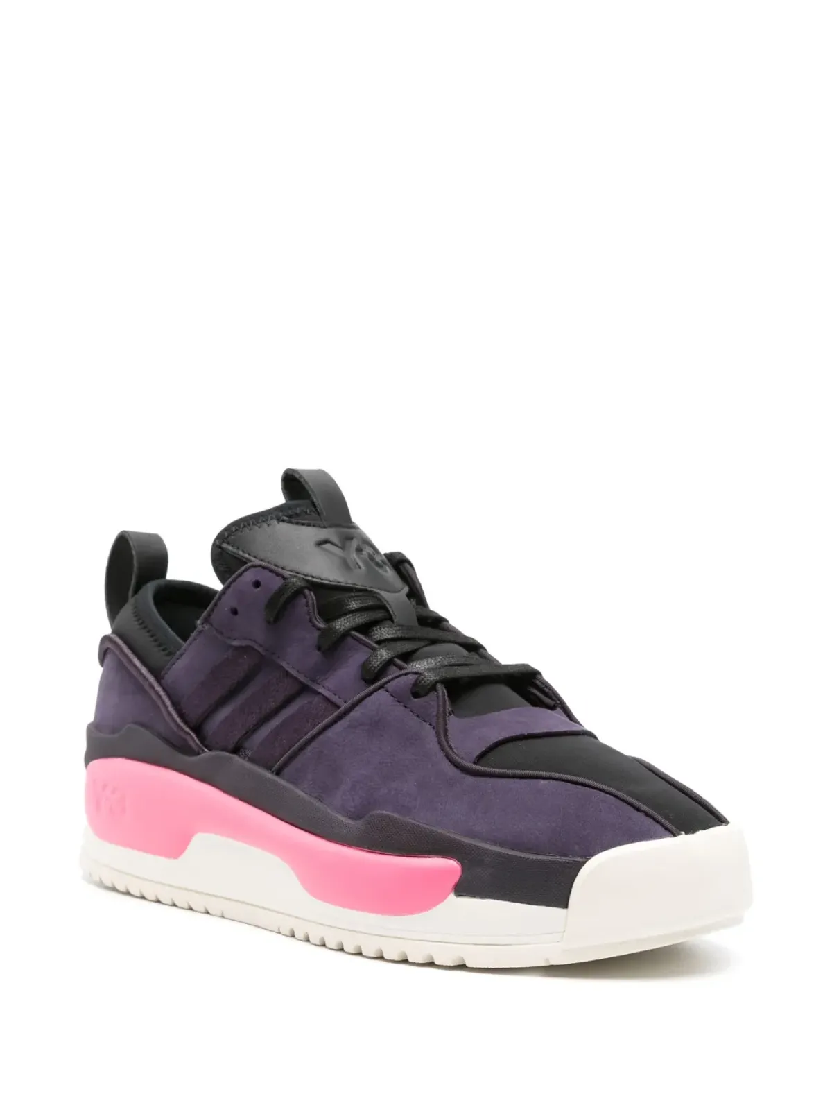 Y-3 Rivalry スエードパネルドスニーカー - 画像2
