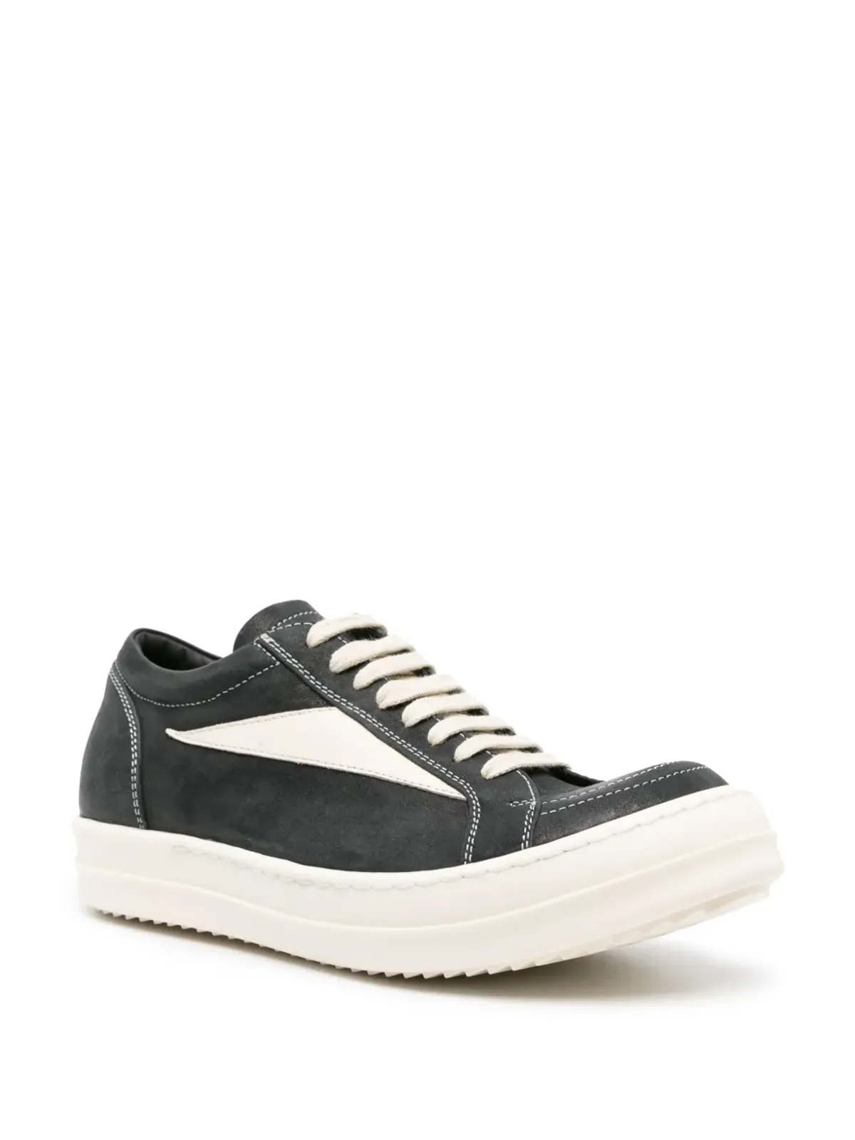 Rick Owens DRKSHDW Luxor レザー スニーカー ブラック - 画像2