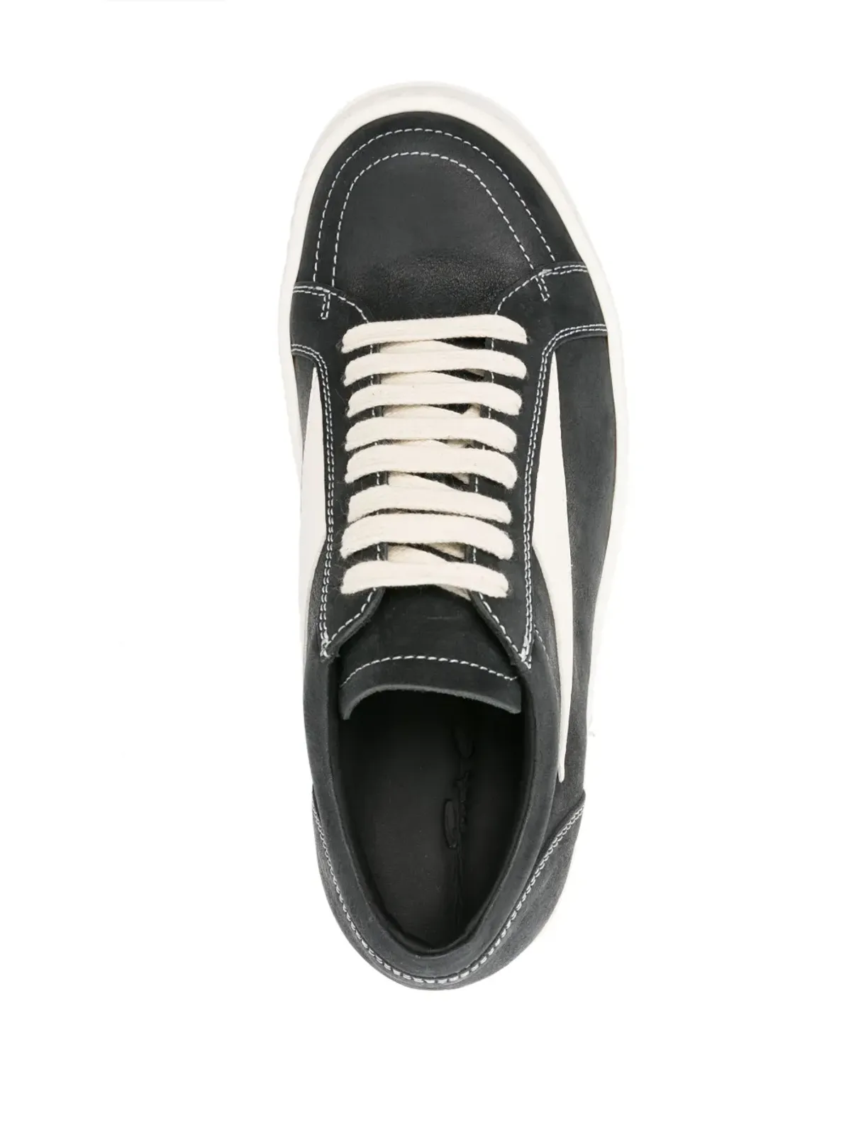 Rick Owens DRKSHDW Luxor レザー スニーカー ブラック - 画像4
