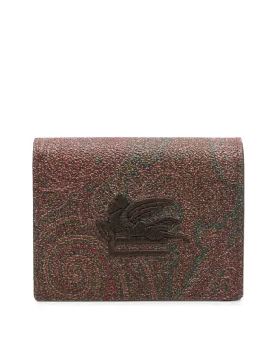 ETRO ペイズリープリント ウォレット - ブラウン - サムネイル1