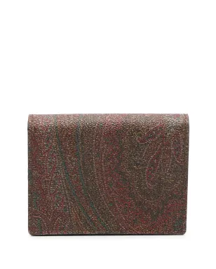 ETRO ペイズリープリント ウォレット - ブラウン - サムネイル2