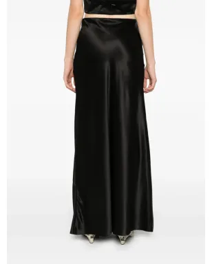 Saint Laurent シルクマキシスカート - サムネイル4