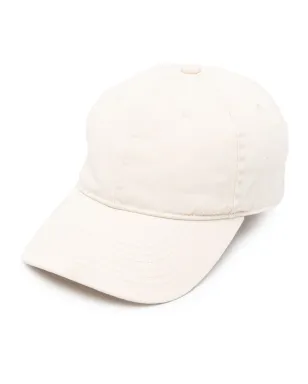 TOTEME レザートリム コットン ベースボールキャップ - ニュートラルカラー - サムネイル1