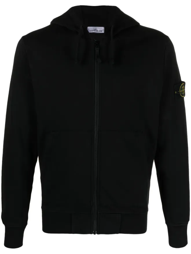 Stone Island Stone Island コンパスバッジ コットンフーディーの商品画像