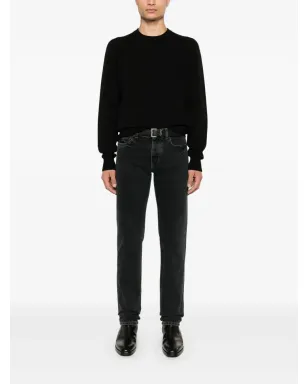 Saint Laurent ロゴボタン ジーンズ - サムネイル2