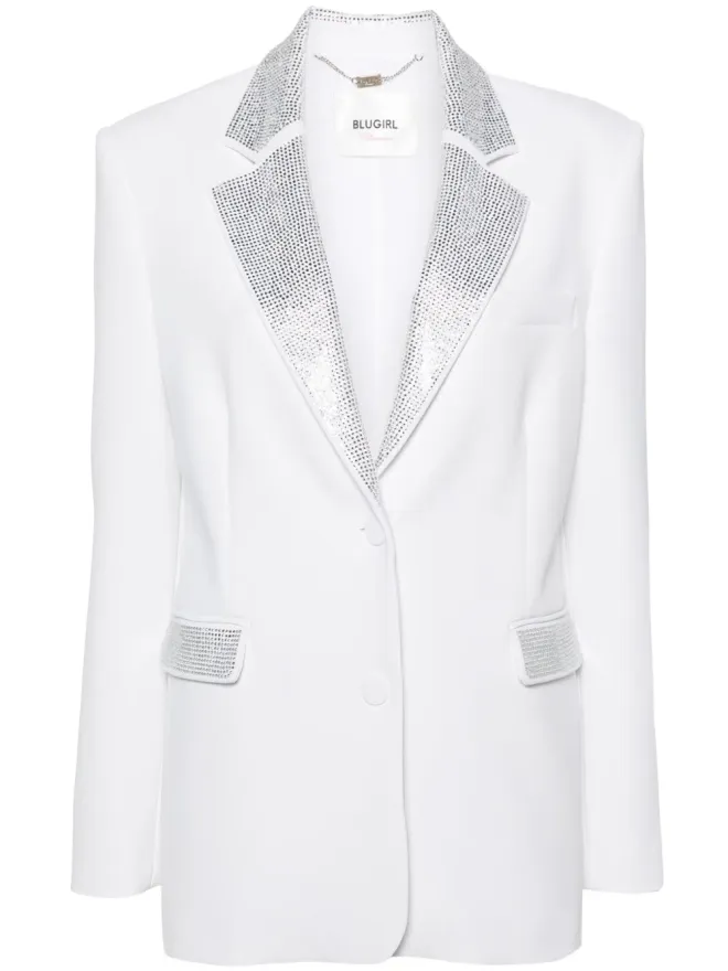 Blugirl Blugirl embellished suit - Whiteの商品画像