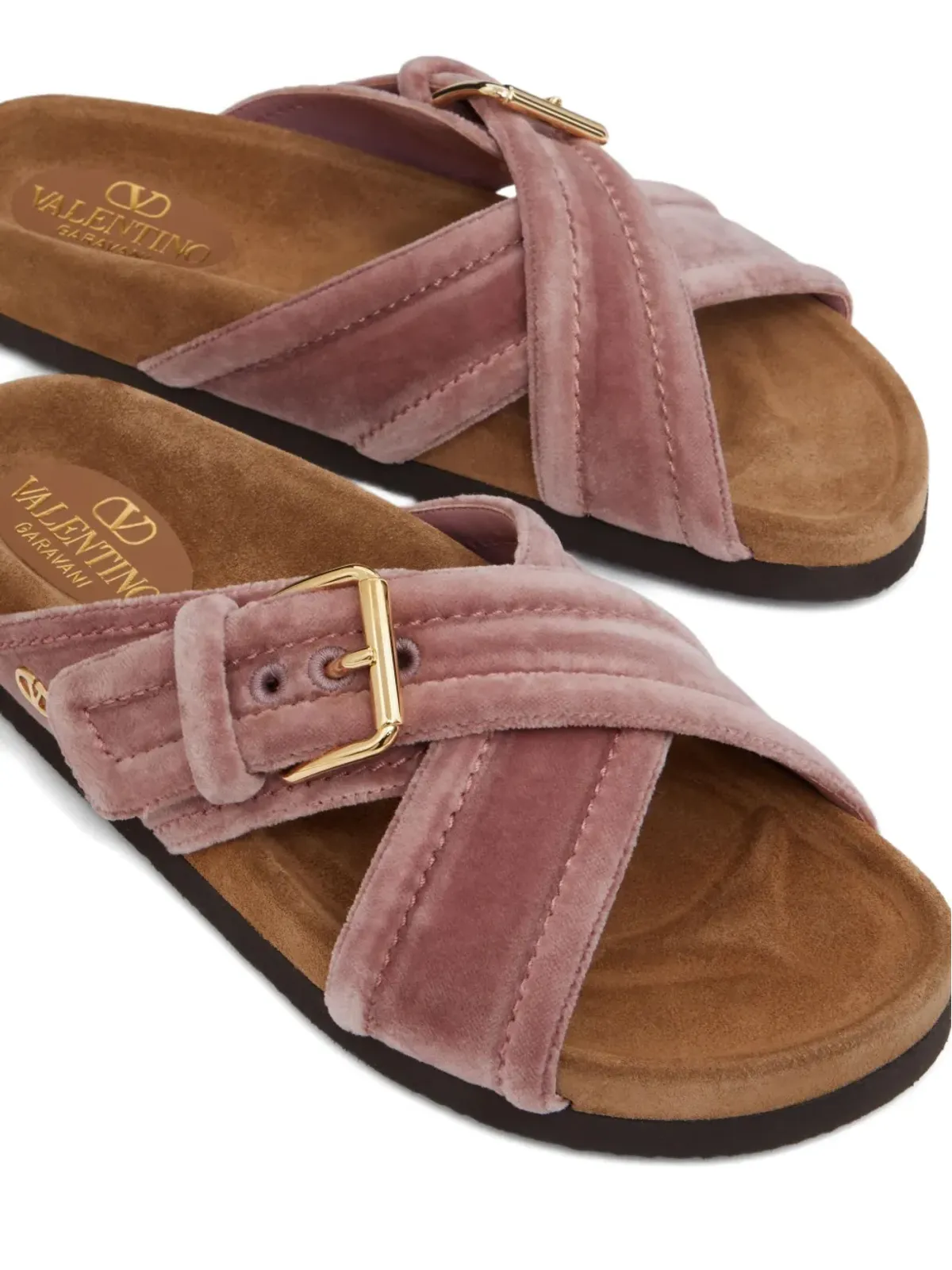 Valentino Garavani ファスフレンド ベルベットサンダル - 画像5