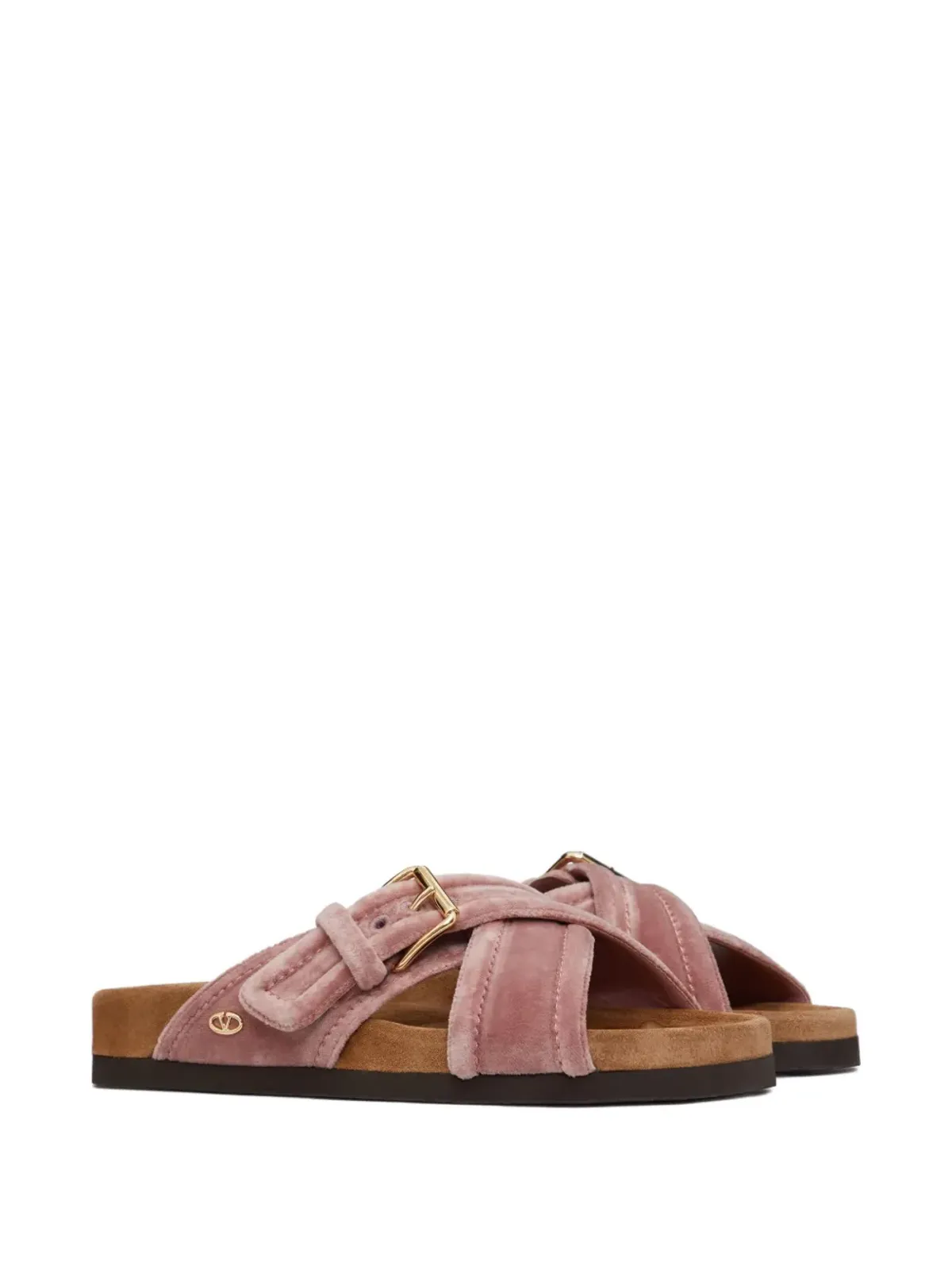 Valentino Garavani ファスフレンド ベルベットサンダル - 画像2