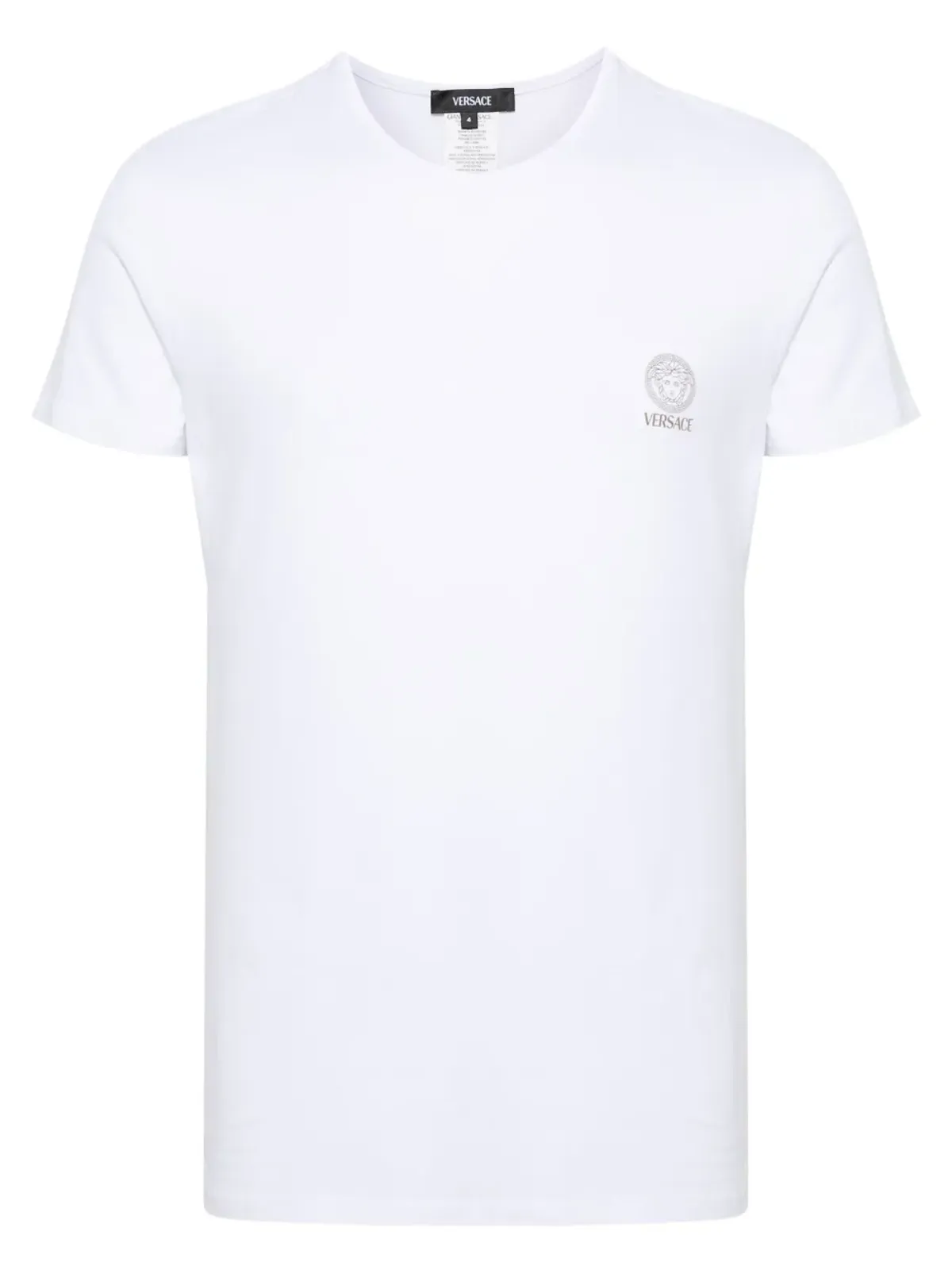 Versace ロゴプリント コットン Tシャツ（2枚組） ホワイト - 画像2
