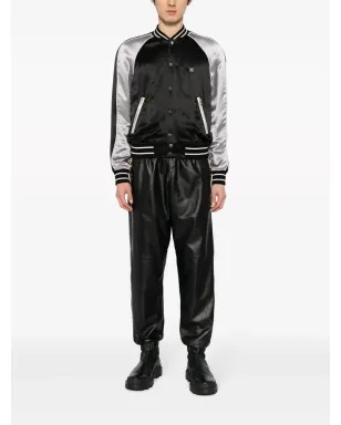 Moschino クロップドレザートラックパンツ - サムネイル2