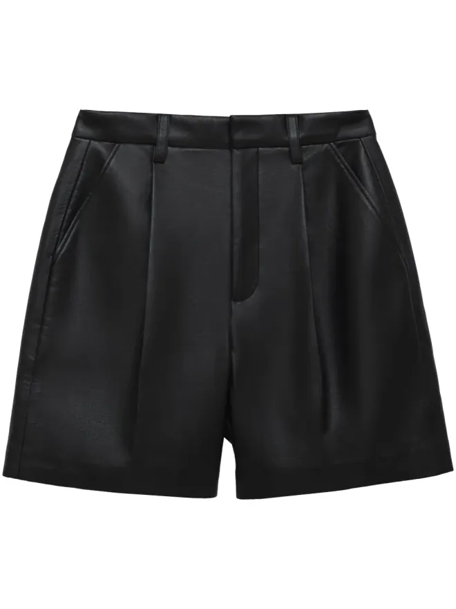 ANINE BING ANINE BING カルメン リサイクルレザー ショーツ ブラックの商品画像