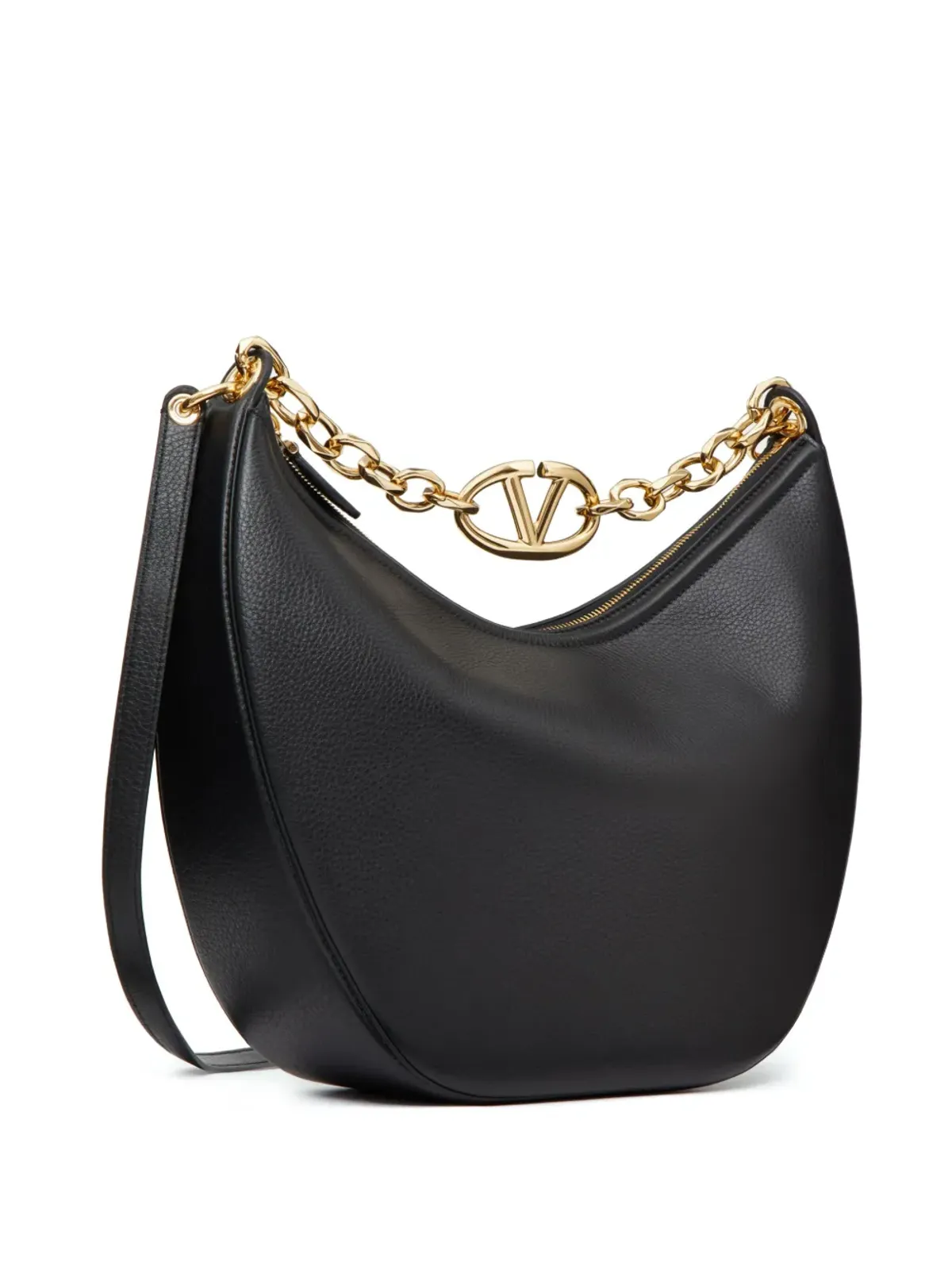 Valentino Garavani VLogo Moon ショルダーバッグ - ブラック - 画像4
