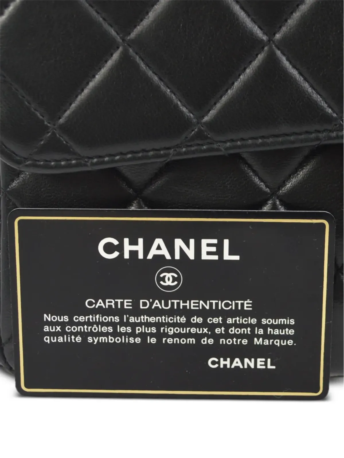 CHANEL ビンテージ 1995年 ダブルサイド クラシックフラップ ショルダーバッグ - ブラック - 画像5