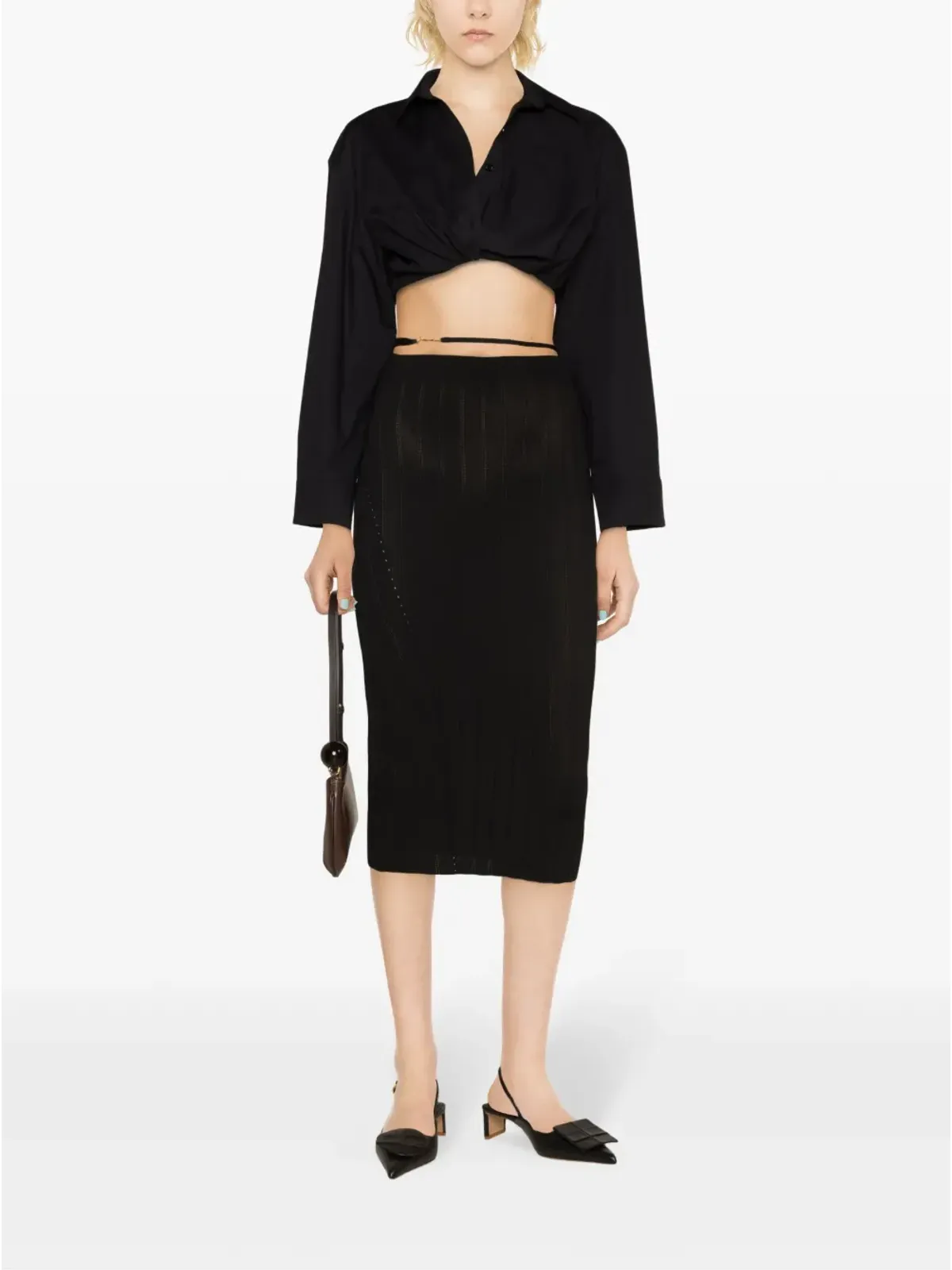 Jacquemus La Jupe Pralu ミディスカート - 画像2