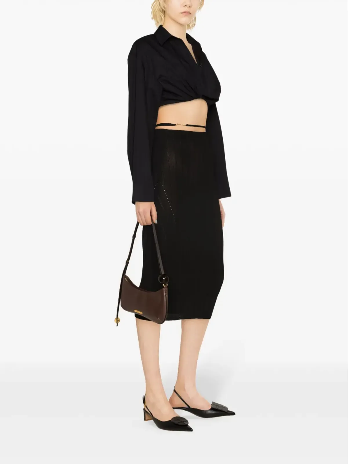 Jacquemus La Jupe Pralu ミディスカート - 画像4