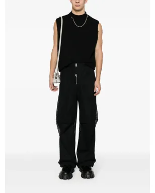 Jil Sander レイヤードオープンニット トラウザーズ - サムネイル2