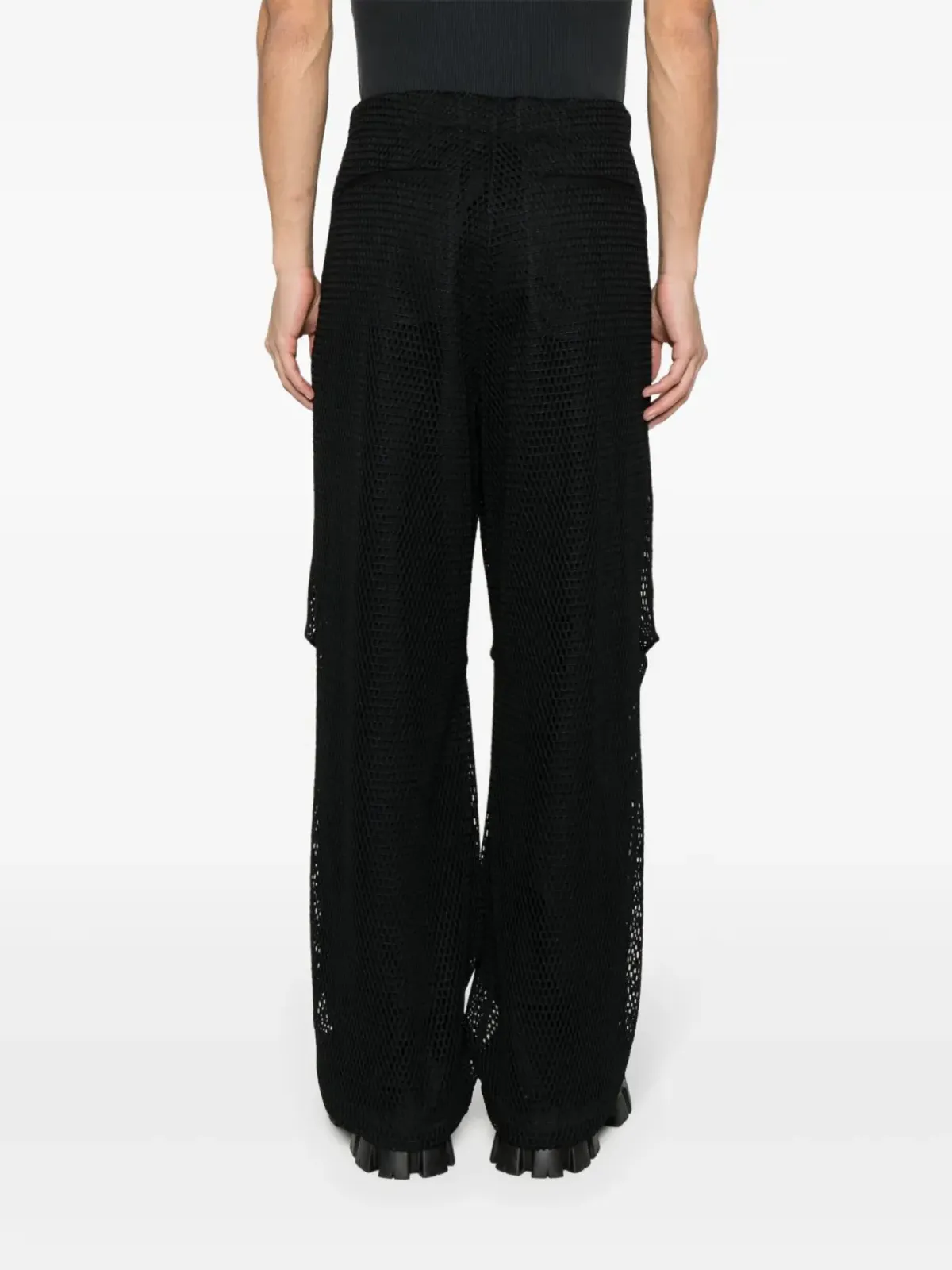 Jil Sander レイヤードオープンニット トラウザーズ - 画像4