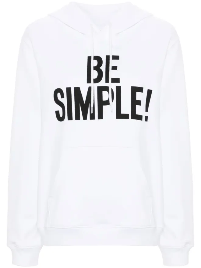Moschino Moschino slogan-print オーガニックコットン フーディの商品画像