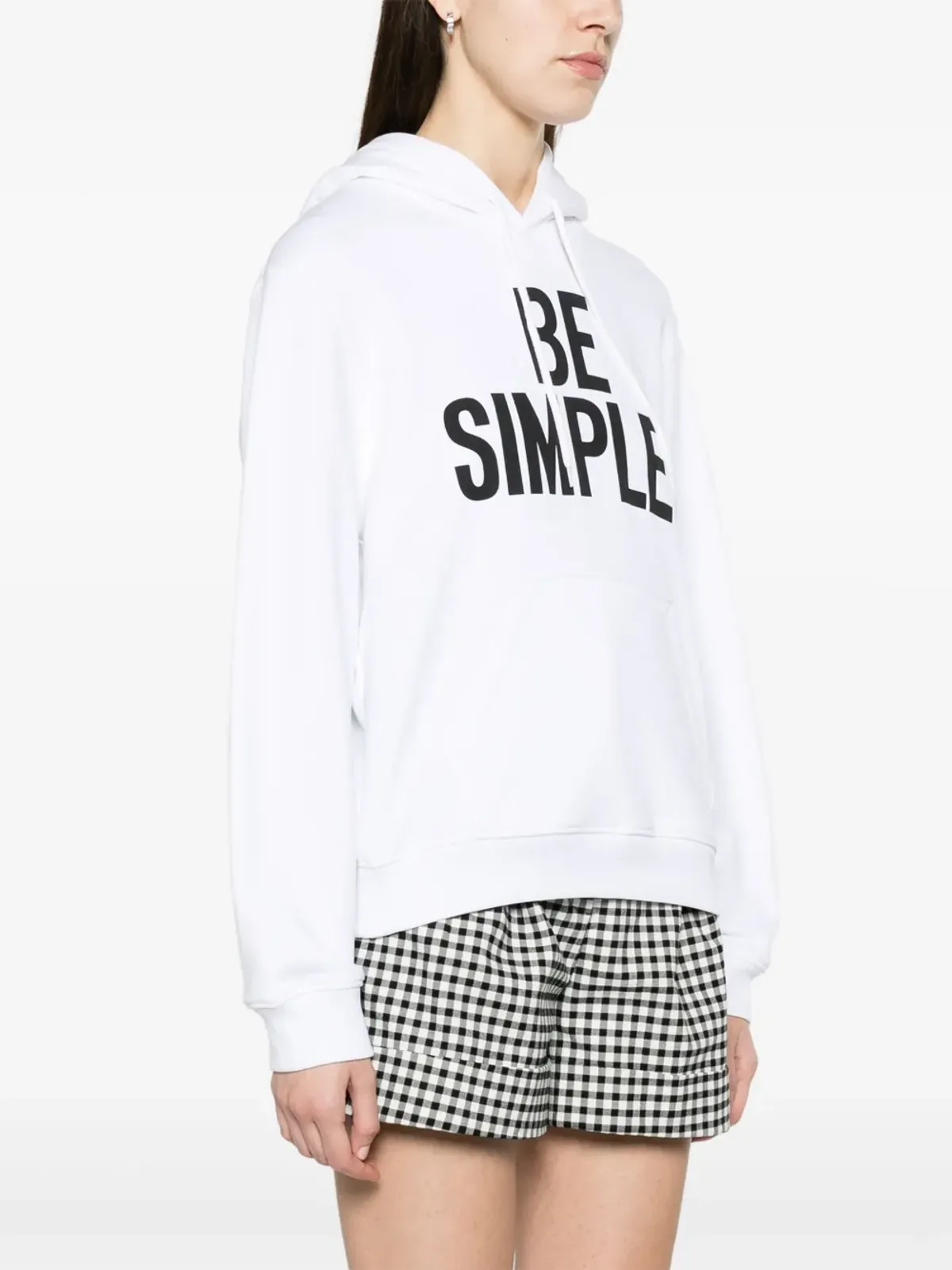 Moschino slogan-print オーガニックコットン フーディ - 画像3