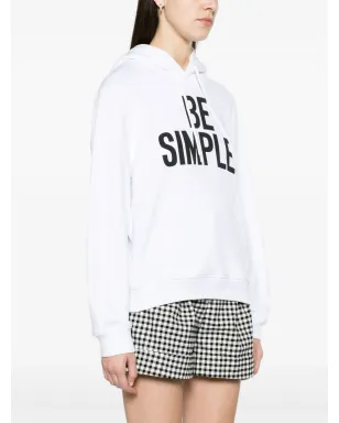 Moschino slogan-print オーガニックコットン フーディ - サムネイル3
