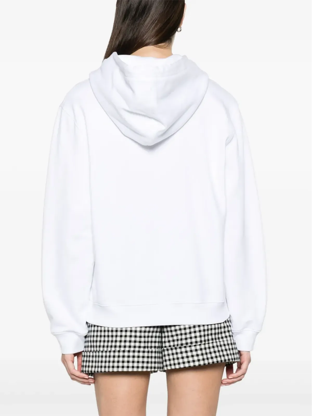 Moschino slogan-print オーガニックコットン フーディ - 画像4
