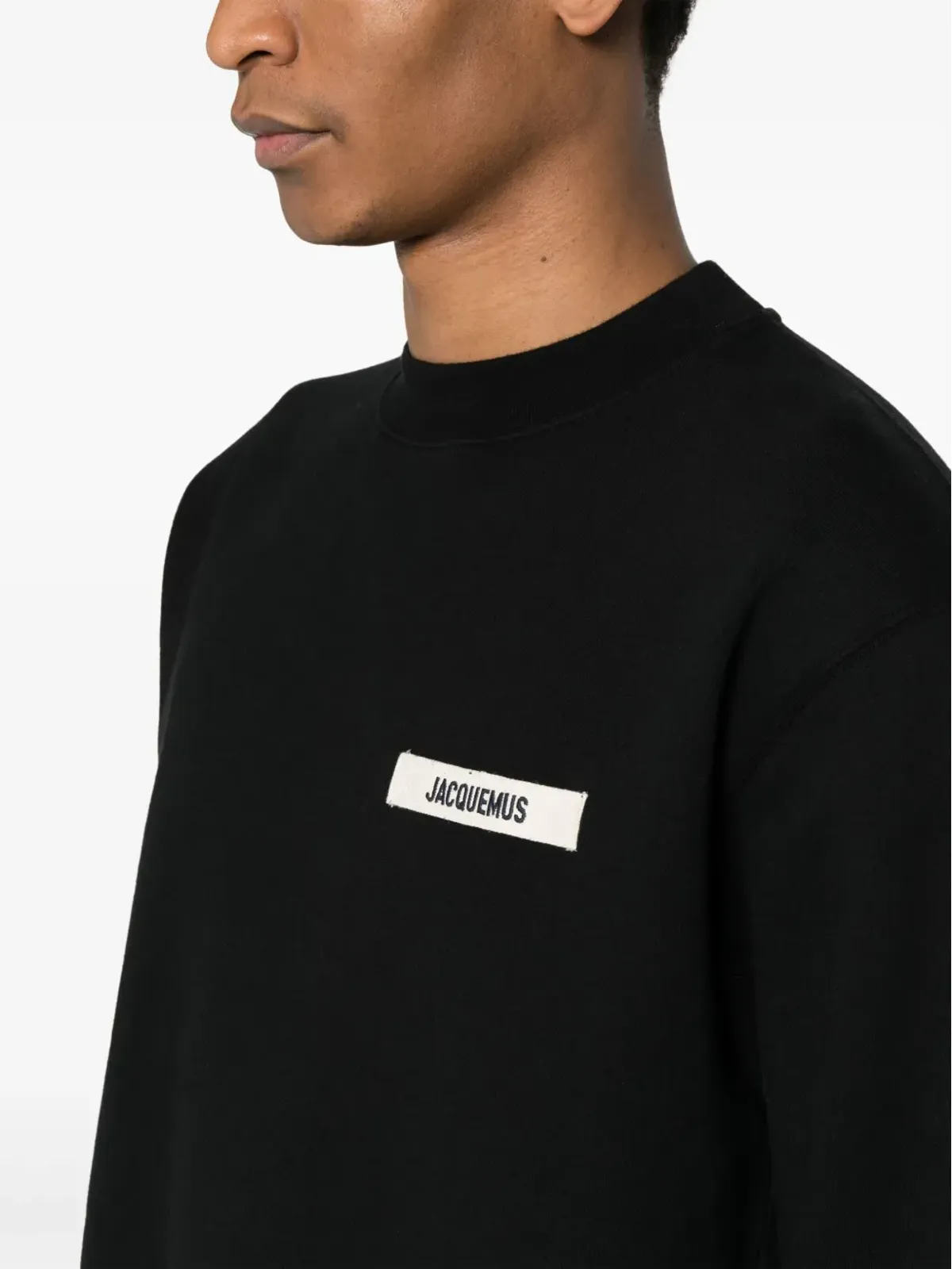 Jacquemus グログラン素材のスウェットトップ - ブラック - 画像5