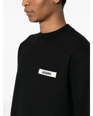 Jacquemus グログラン素材のスウェットトップ - ブラック - サムネイル5