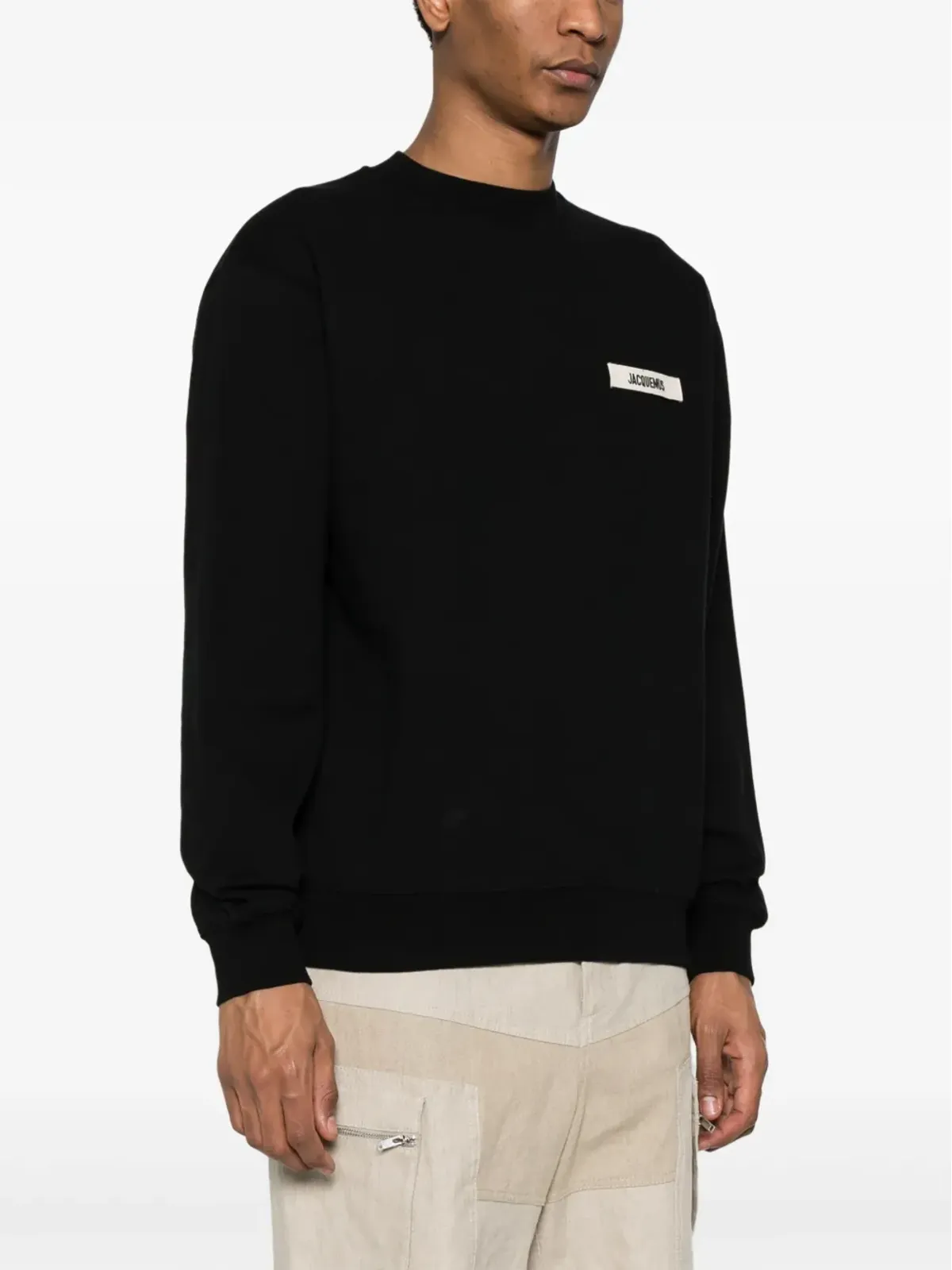 Jacquemus グログラン素材のスウェットトップ - ブラック - 画像3