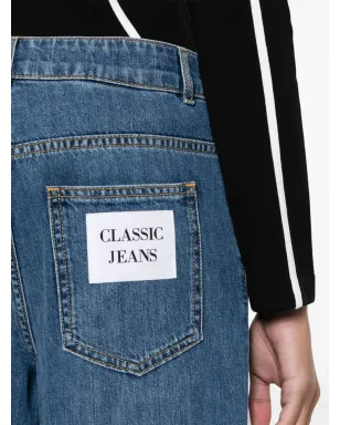 Moschino ミッドライズストレートジーンズ ブルー - サムネイル5