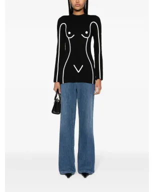 Moschino ミッドライズストレートジーンズ ブルー - サムネイル2