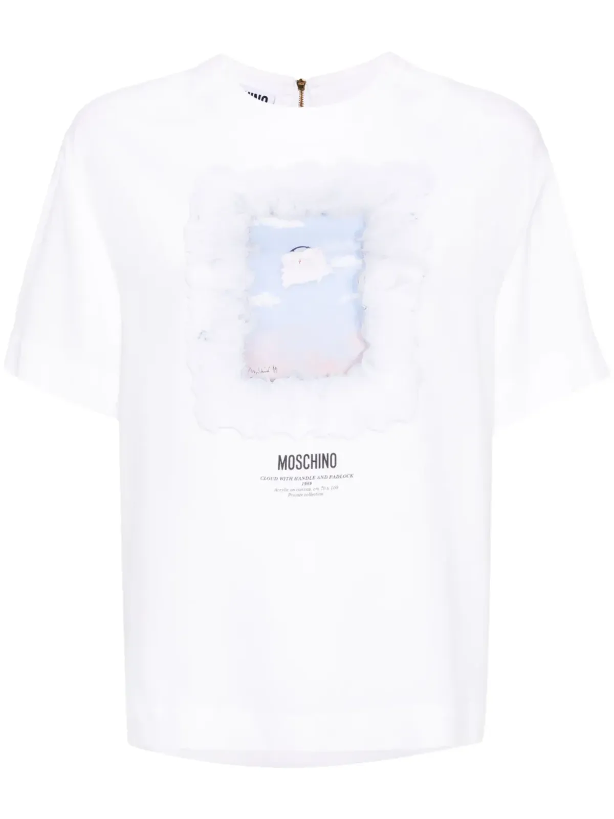 Moschino グラフィックプリント・クレープTシャツ - 画像1
