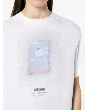 Moschino グラフィックプリント・クレープTシャツ - サムネイル5