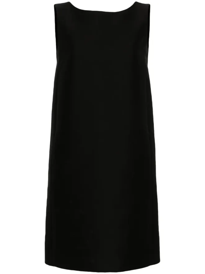 Moschino Moschino ノースリーブ コットン シフト ミニドレス - ブラックの商品画像