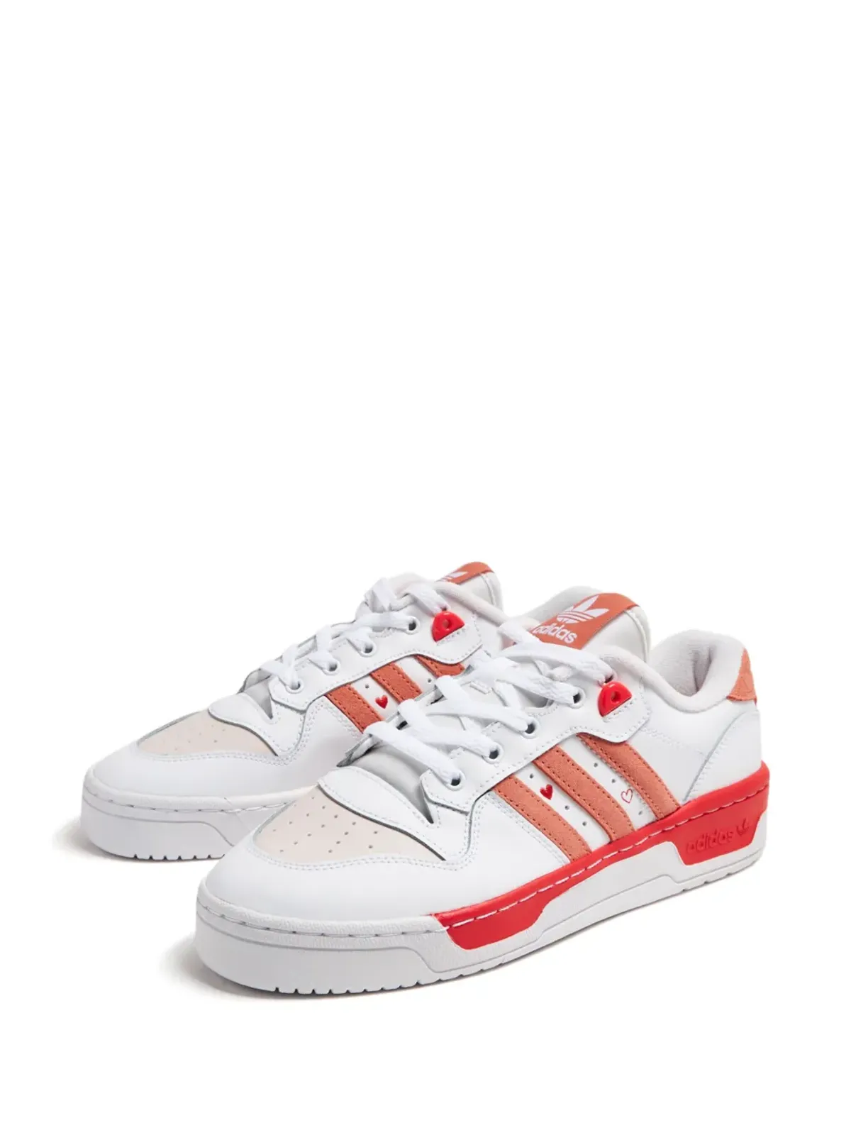 adidas Rivalry Low レザー スニーカー - ホワイト - 画像4