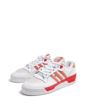 adidas Rivalry Low レザー スニーカー - ホワイト - サムネイル4