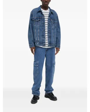 Levi's ボタン付きポケット デニムジャケット ブルー - サムネイル2